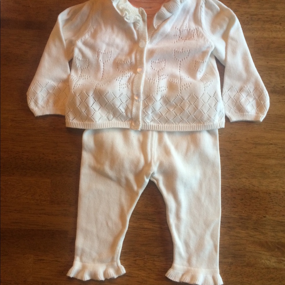 Dylan & Abby 3-6m sweater set